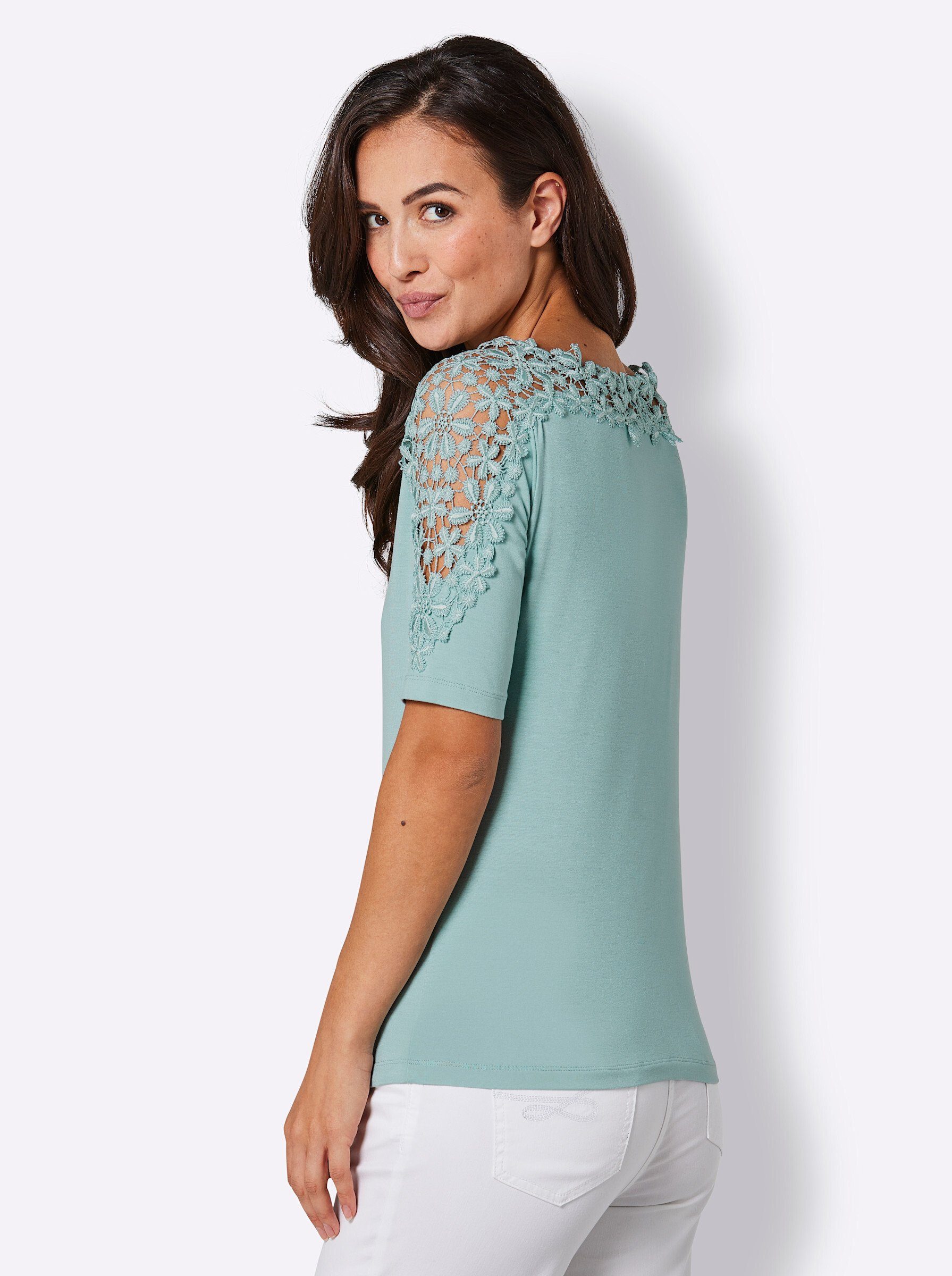 CREATION L PREMIUM 3/4-Arm-Shirt "Lyocell-Shirt", (1 tlg.) günstig online kaufen