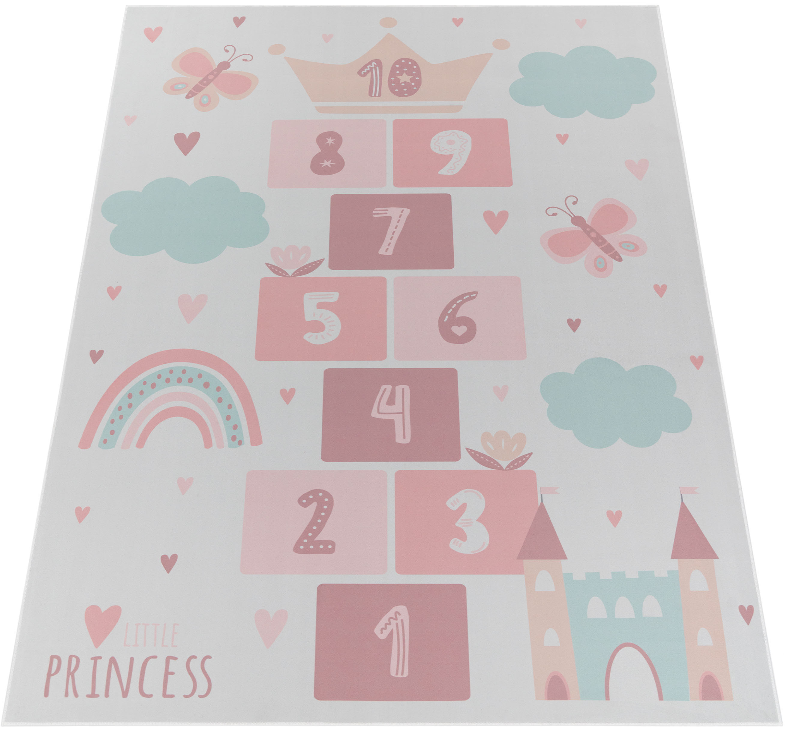 Paco Home Kinderteppich »Bino 585«, rechteckig, 4 mm Höhe, Spielteppich, Ku günstig online kaufen