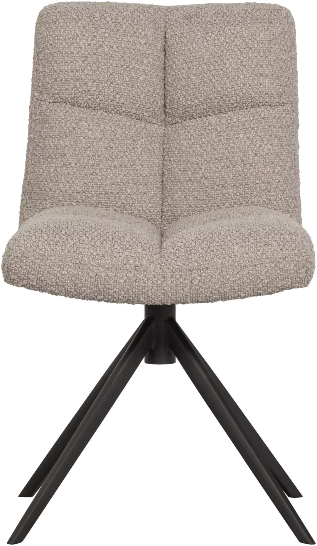 WOOOD Drehstuhl "Vinny", Strukturstoff, mit Drehfuß, Breite 48 cm günstig online kaufen