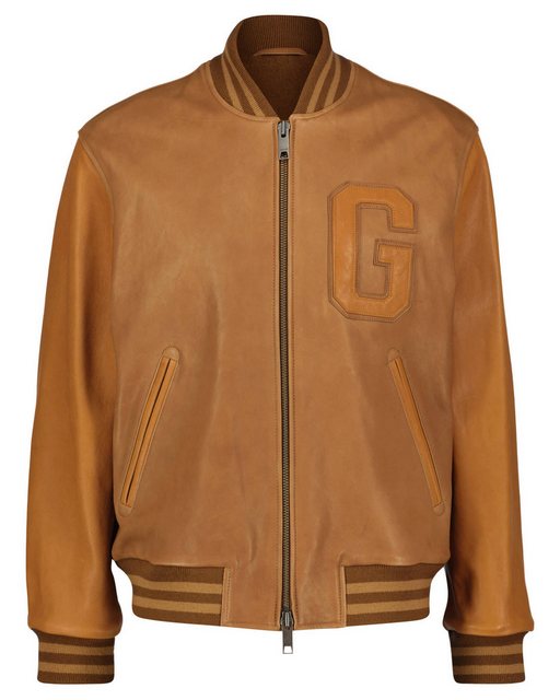 Gant Lederjacke Herren Lederjacke VARSITY Relaxed Fit günstig online kaufen