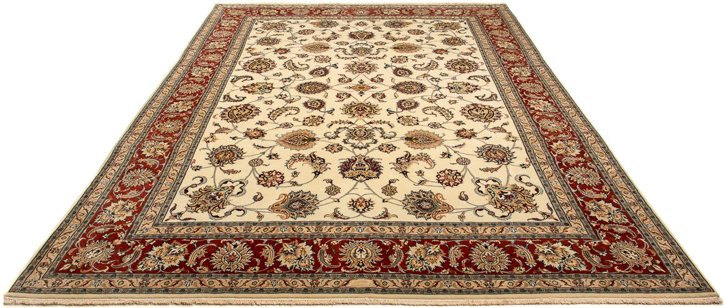 morgenland Orientteppich »Perser - Täbriz - Royal - 363 x 245 cm - beige«, günstig online kaufen