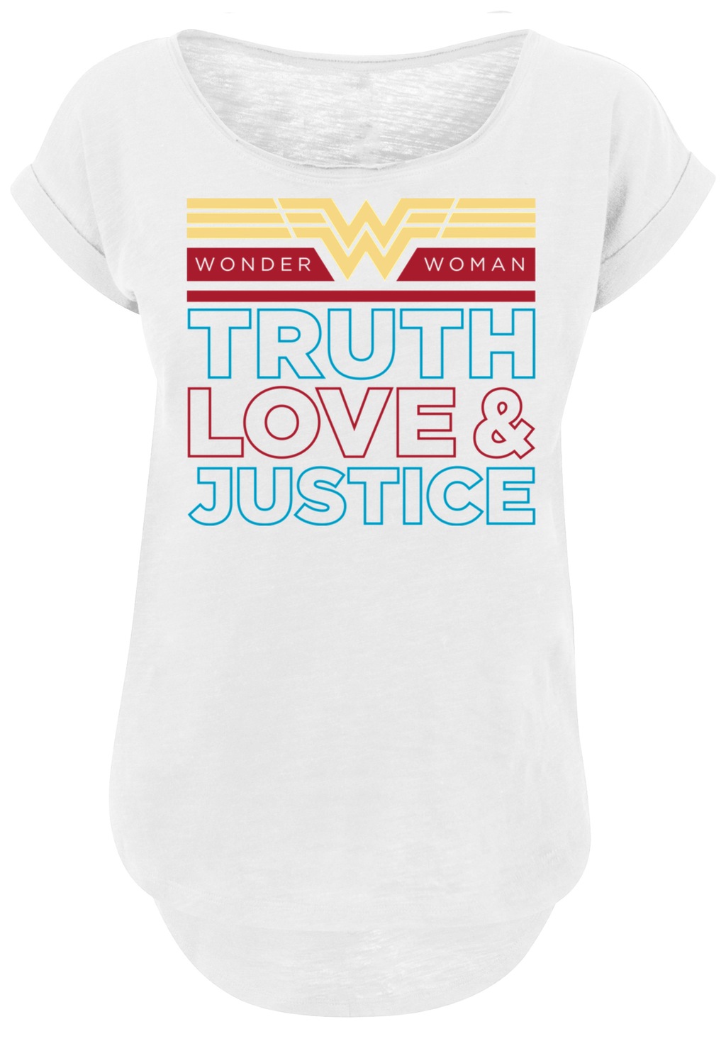 F4NT4STIC T-Shirt "DC Comics Wonder Woman 84 Truth Love And Justice", Print günstig online kaufen