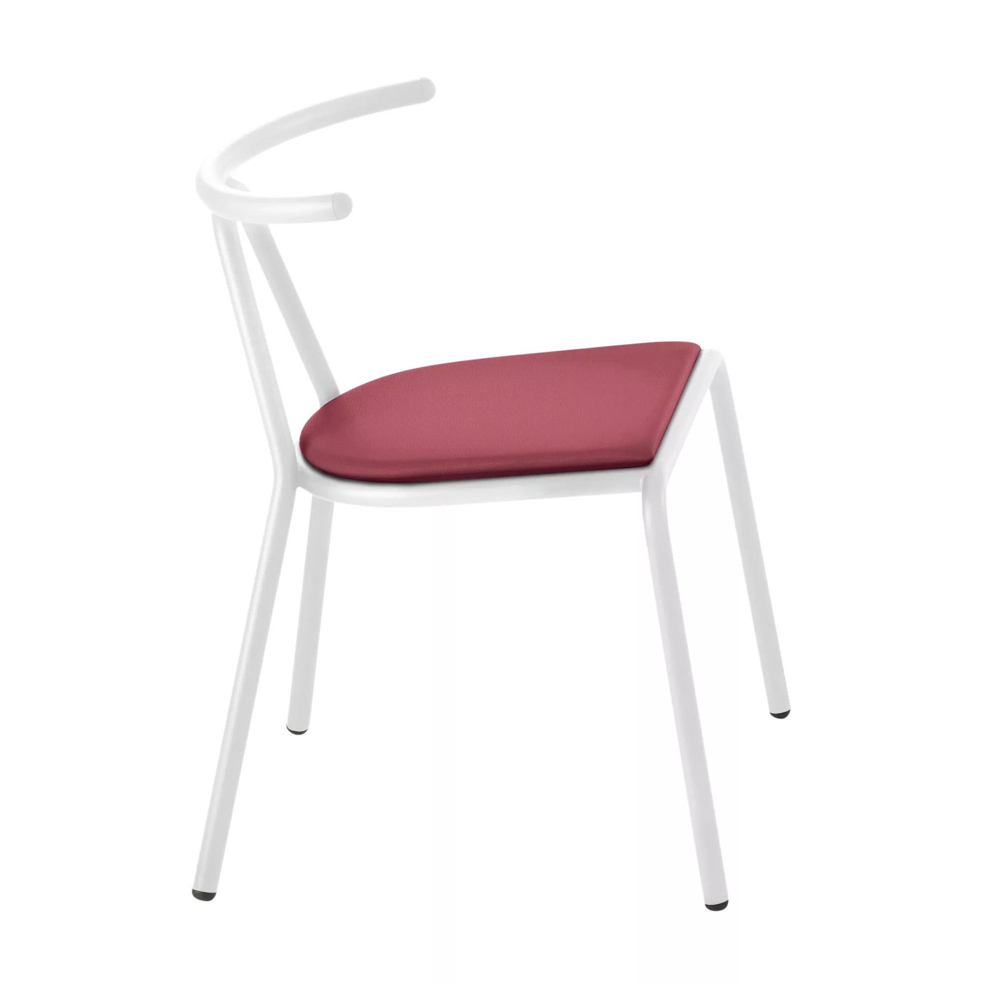 B-Line - Toro Stuhl Sitzfläche Platinum Flukso - rot/Sitzfläche: Platinum F günstig online kaufen