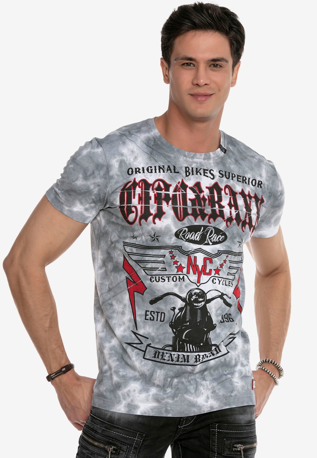 Cipo & Baxx T-Shirt "CT629", mit coolem Aufdruck günstig online kaufen
