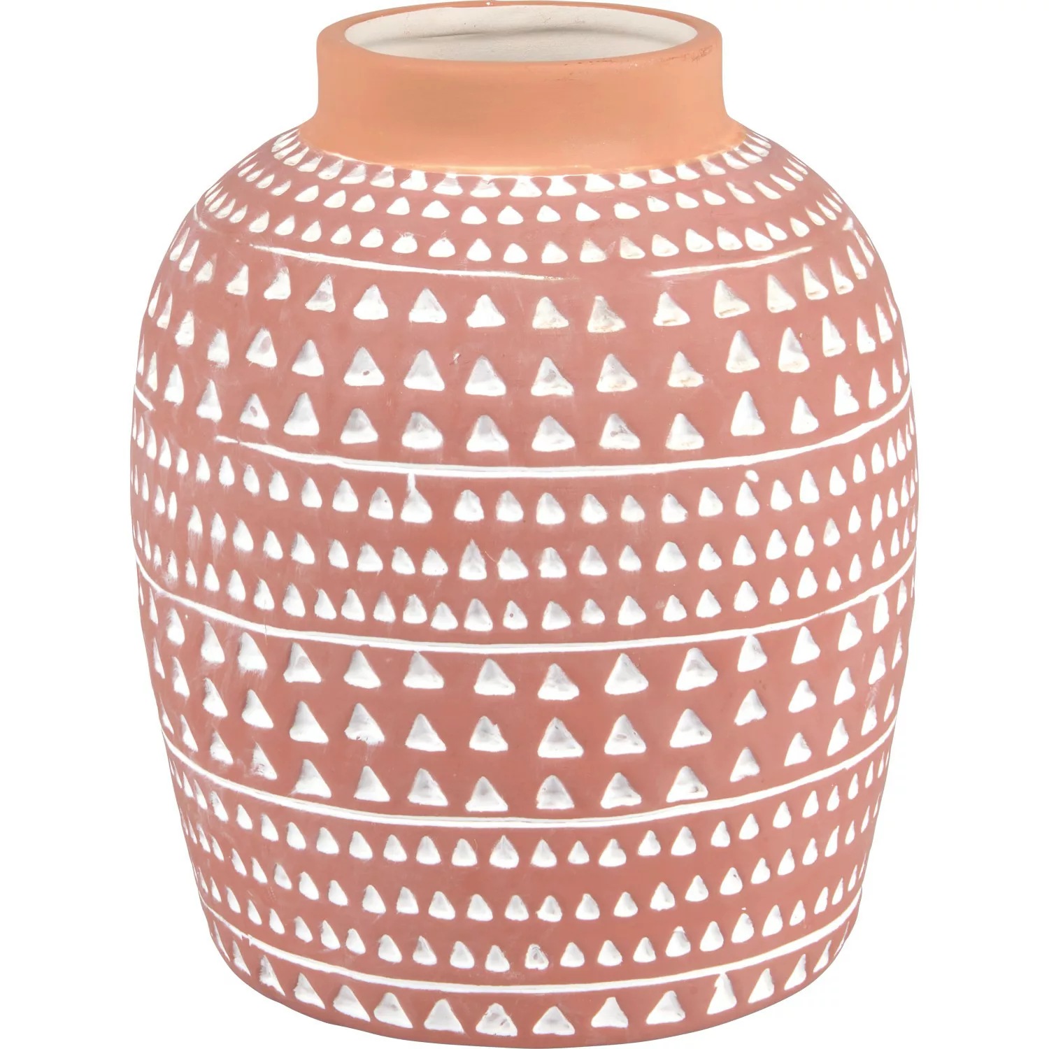 Vase Desert Flower Keramik 18,5 cm x Ø 15 cm Terrakotta günstig online kaufen