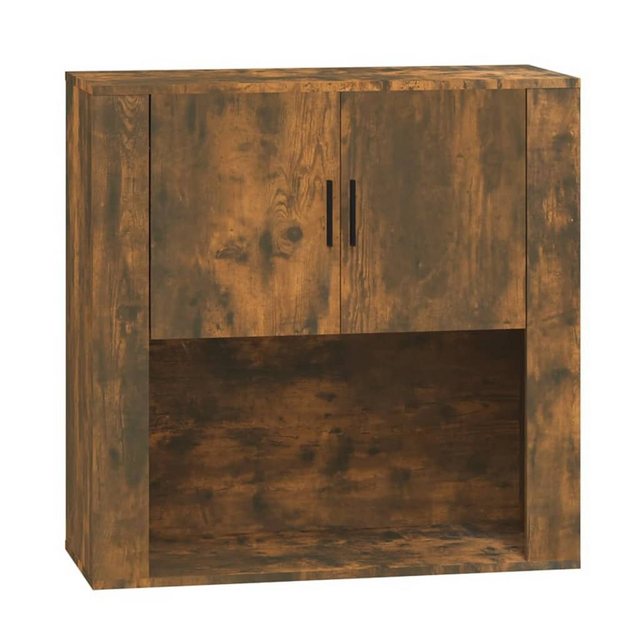 furnicato Schuhschrank Wandschrank Räuchereiche 80x33x80 cm Holzwerkstoff ( günstig online kaufen