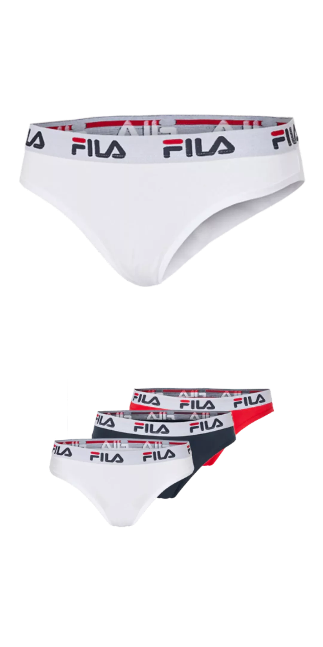 Fila Brasilslip, (3er Pack), mit elastischem Logobund günstig online kaufen