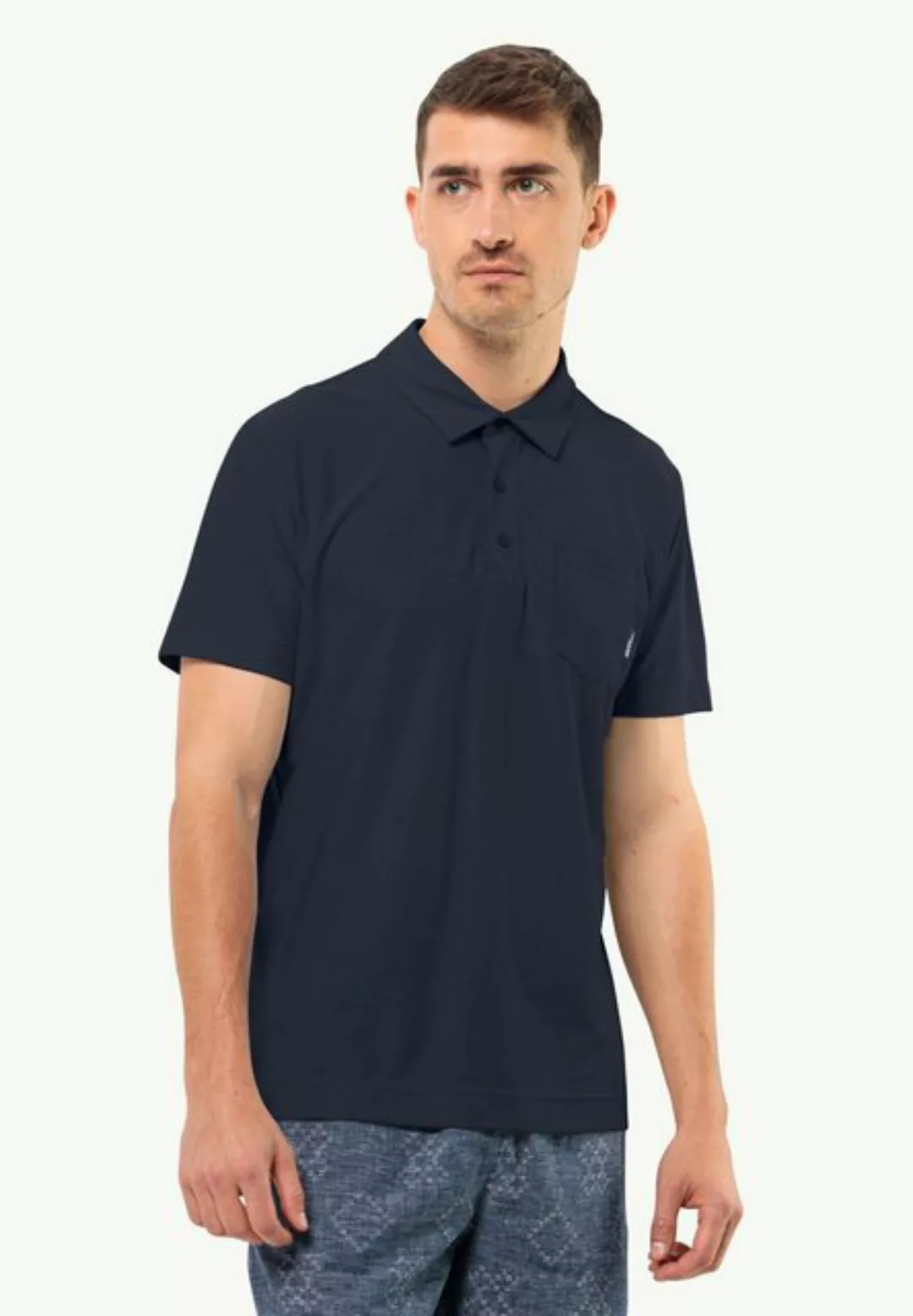 Jack Wolfskin Poloshirt TERRAL POLO M NIGHT BLUE günstig online kaufen