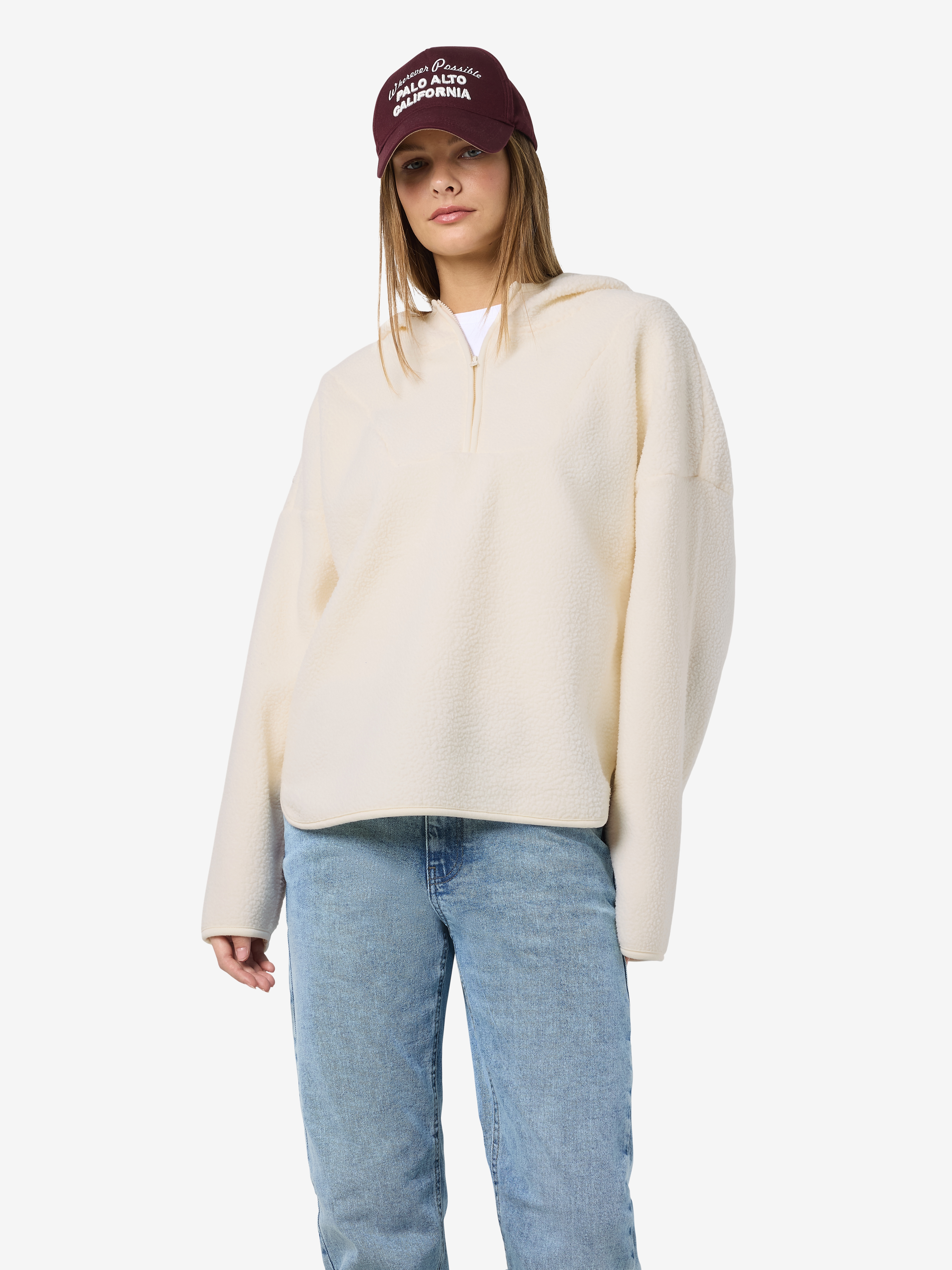 Noisy may Kapuzensweatshirt "NMCOZY L/S HALFWAY ZIP SWEATER JRS NOOS" günstig online kaufen