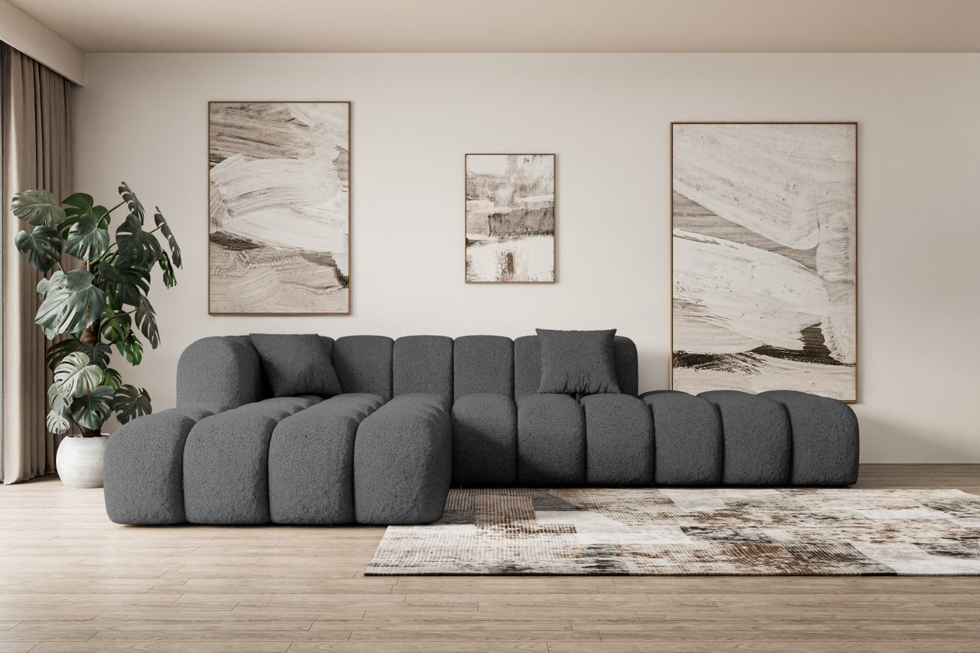 ALTDECOR Ecksofa OLEA-L2, Sofa Praktische Bequeme Funktionsecke Couch L-For günstig online kaufen