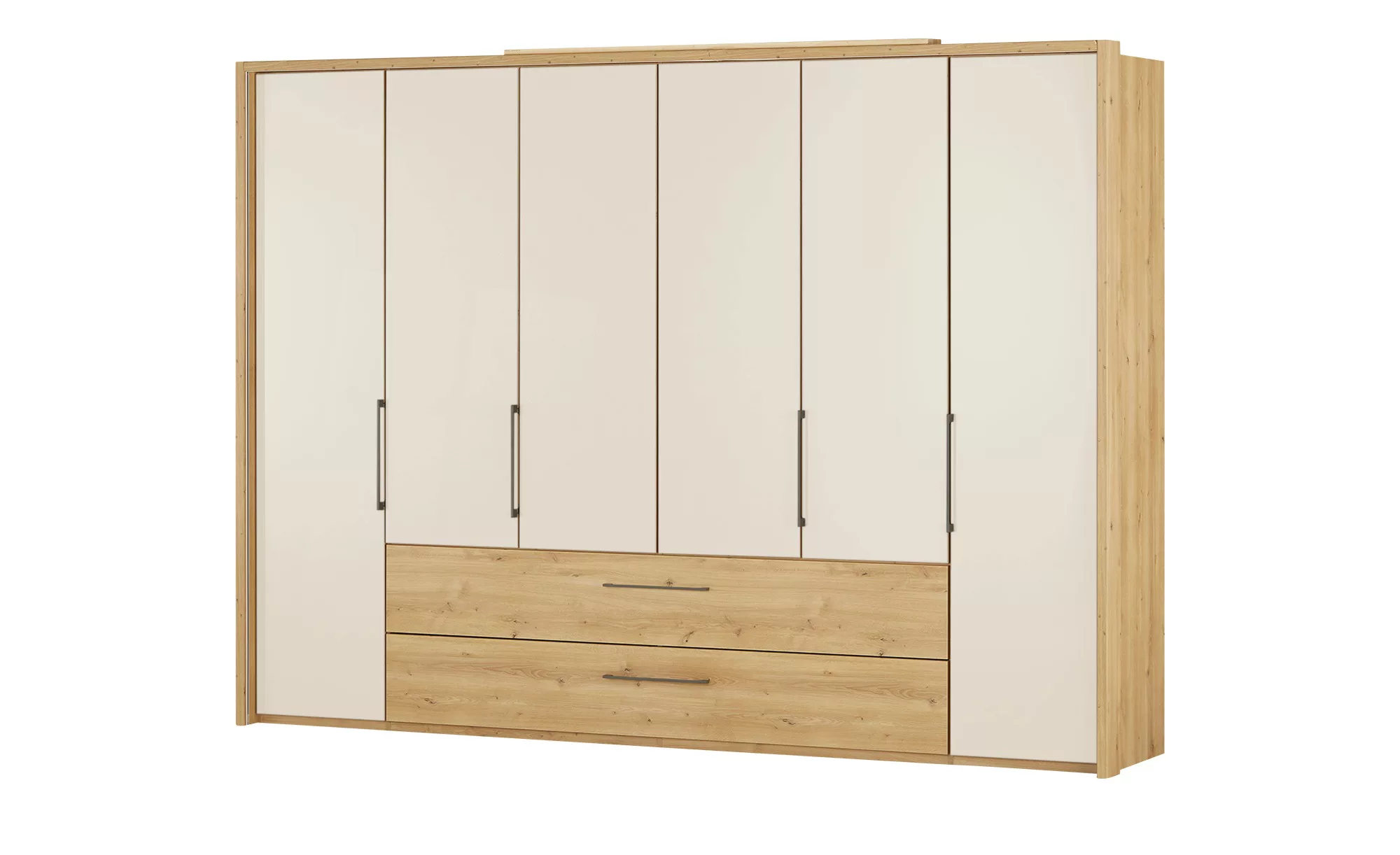 Gleittürenschrank mit Panoramaöffnung Marlon ¦ beige ¦ Maße (cm): B: 306,4 günstig online kaufen