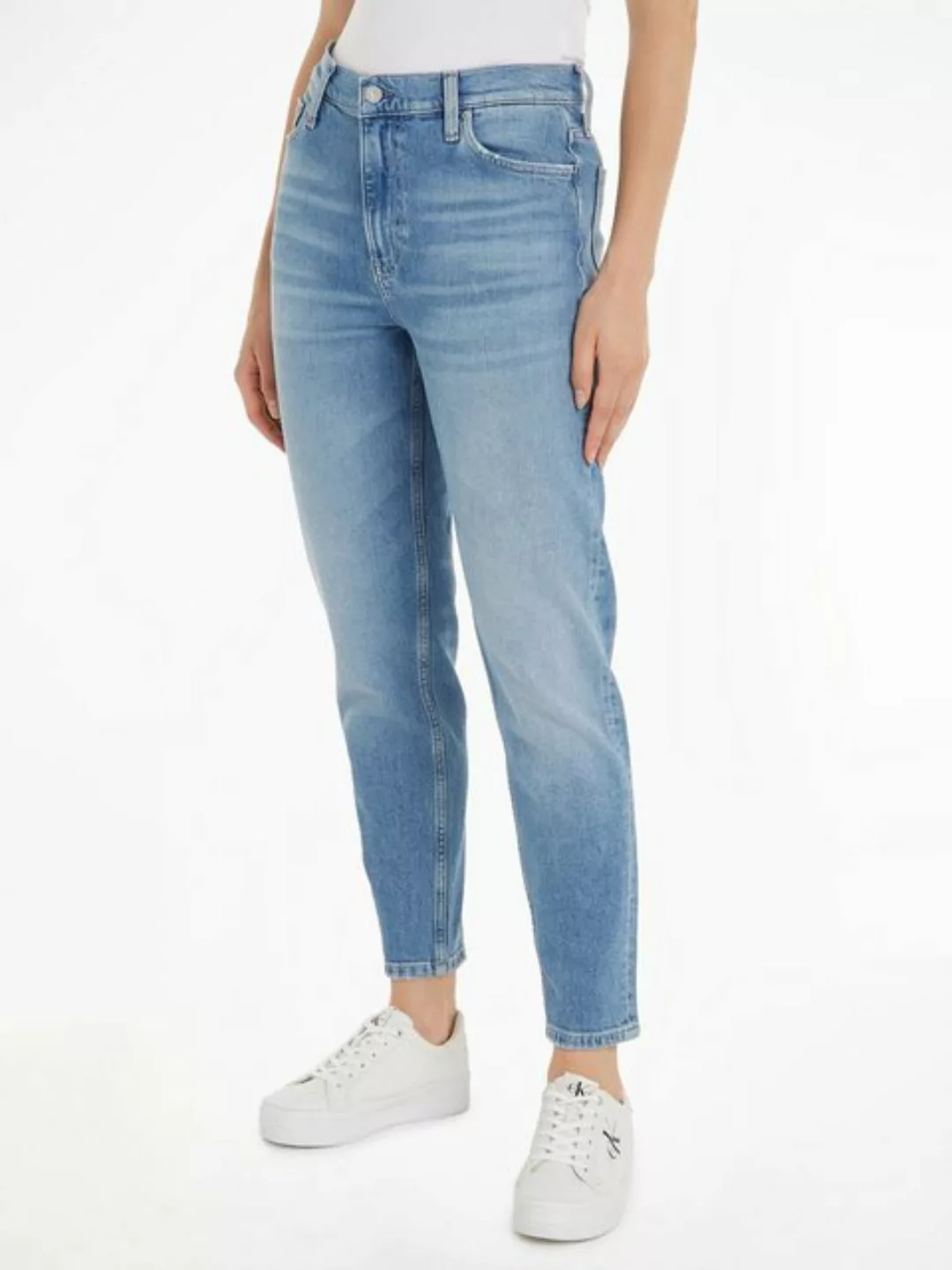 Calvin Klein Jeans Mom-Jeans MOM JEAN mit Markenlabel günstig online kaufen