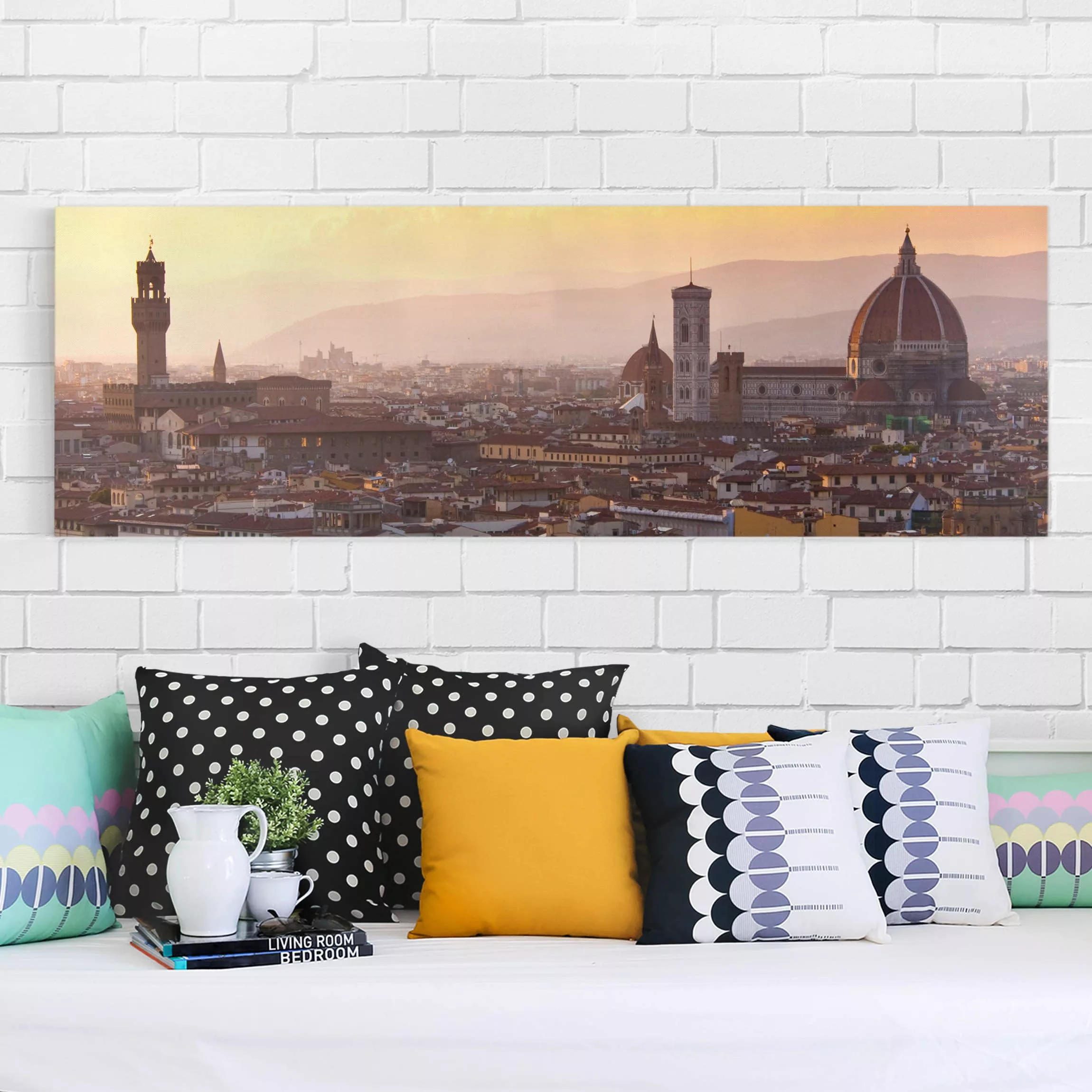 Leinwandbild Architektur & Skyline - Panorama Florenz günstig online kaufen