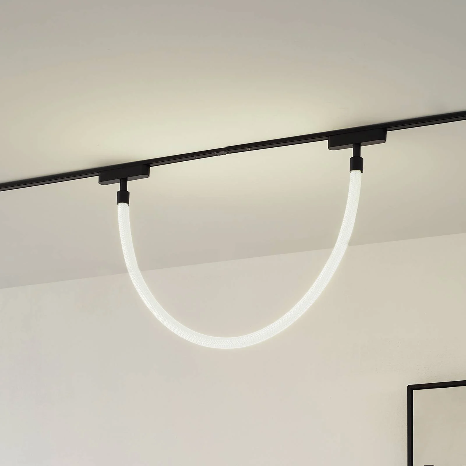 Lindby LED-Lichtschlauch Lumaro, Länge 100cm, Textil, 48V günstig online kaufen