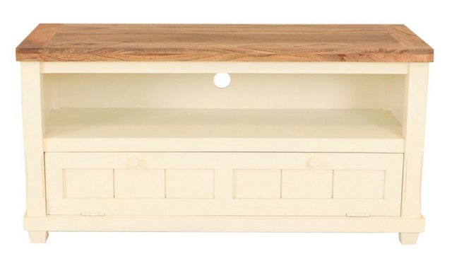 Indischesmoebelhausde TV-Schrank Fernsehtisch Dhari 120x60x45 aus Mangoholz günstig online kaufen