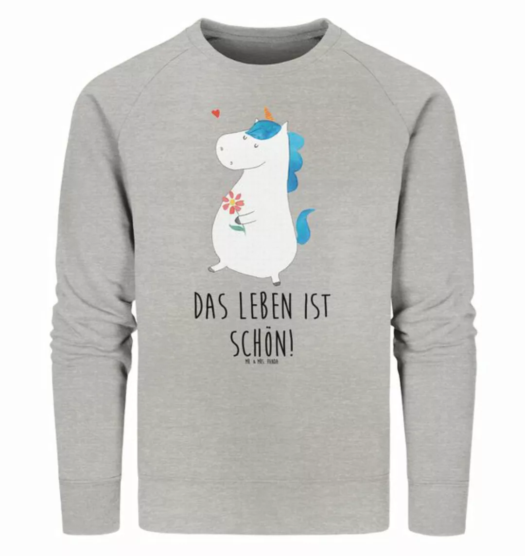 Mr. & Mrs. Panda Longpullover Größe M Einhorn Spaziergang - Heather Grey - günstig online kaufen