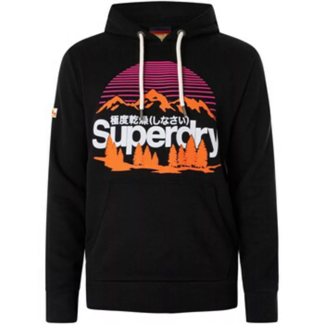 Superdry  Sweatshirt Kapuzenpullover mit Great Outdoors-Grafik günstig online kaufen