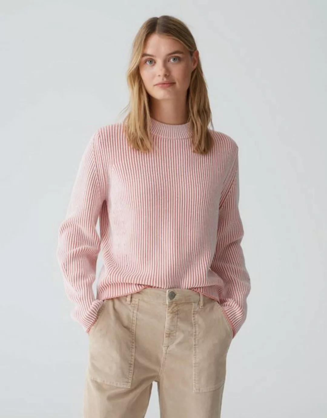 OPUS Strickpullover Padollo hazy fog melange günstig online kaufen