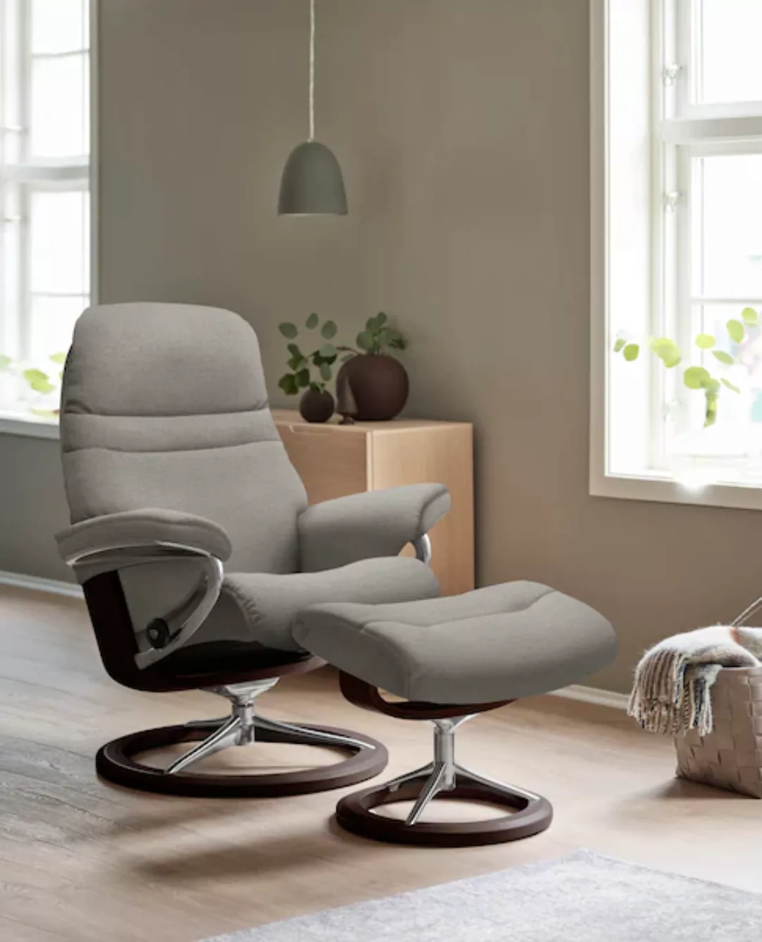 Stressless® Relaxsessel »Sunrise«, (Set, Relaxsessel mit Hocker) günstig online kaufen