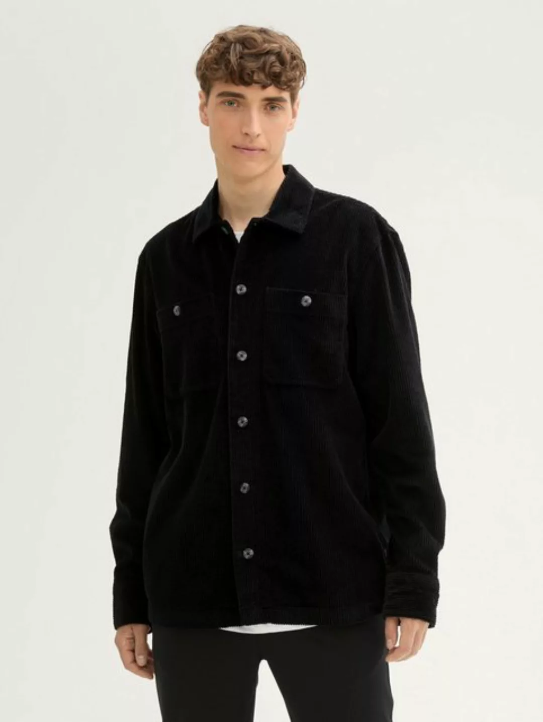 TOM TAILOR Denim Langarmhemd Relaxed Cord Overshirt günstig online kaufen