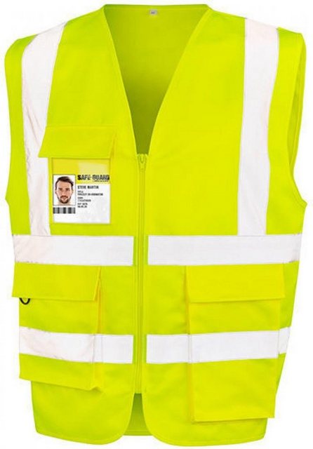 Result Warnweste Heavy Duty Polycotton Security Vest - Sicherheitsweste günstig online kaufen