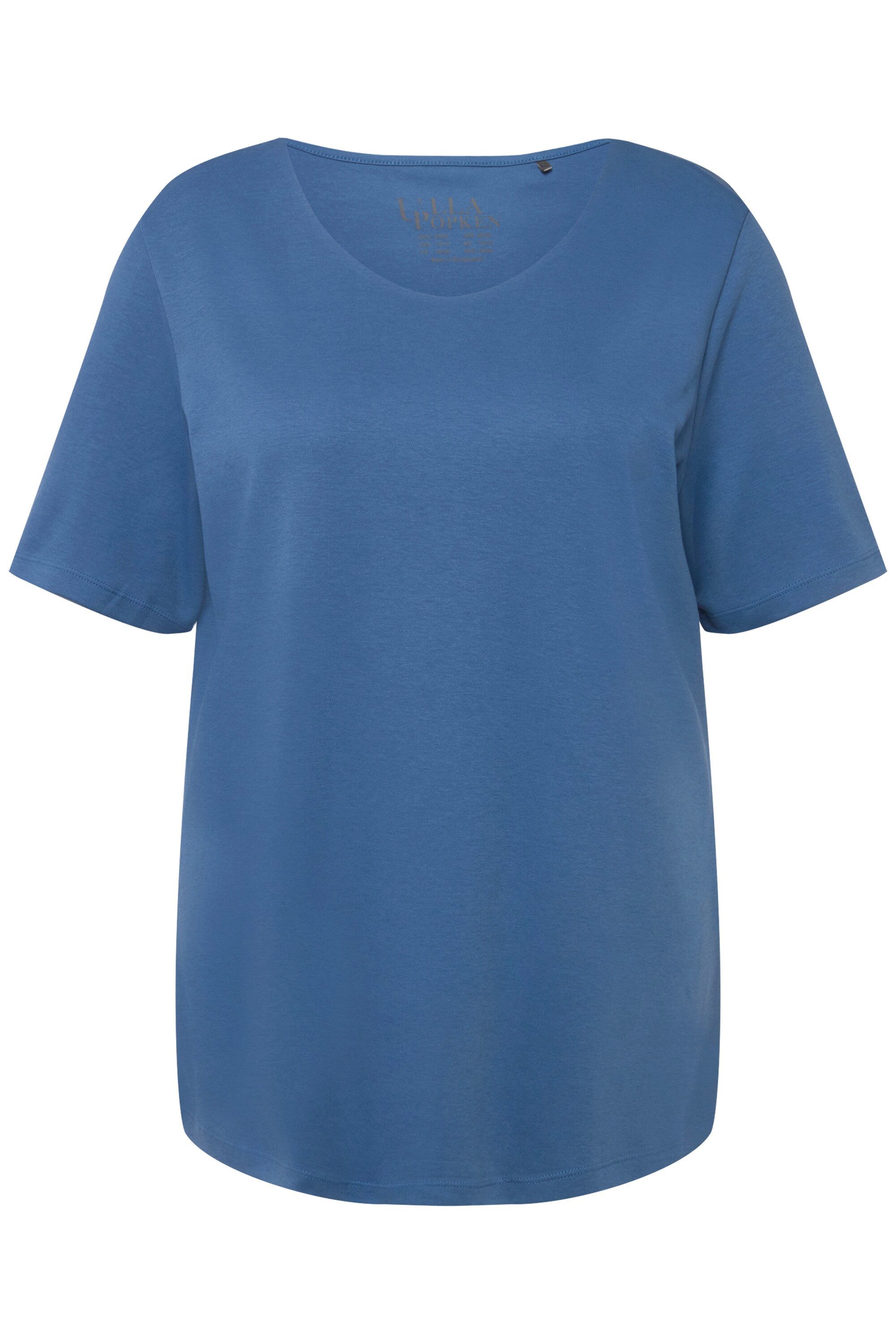 Ulla Popken T-Shirt Shirt doppellagige Vorderseite günstig online kaufen