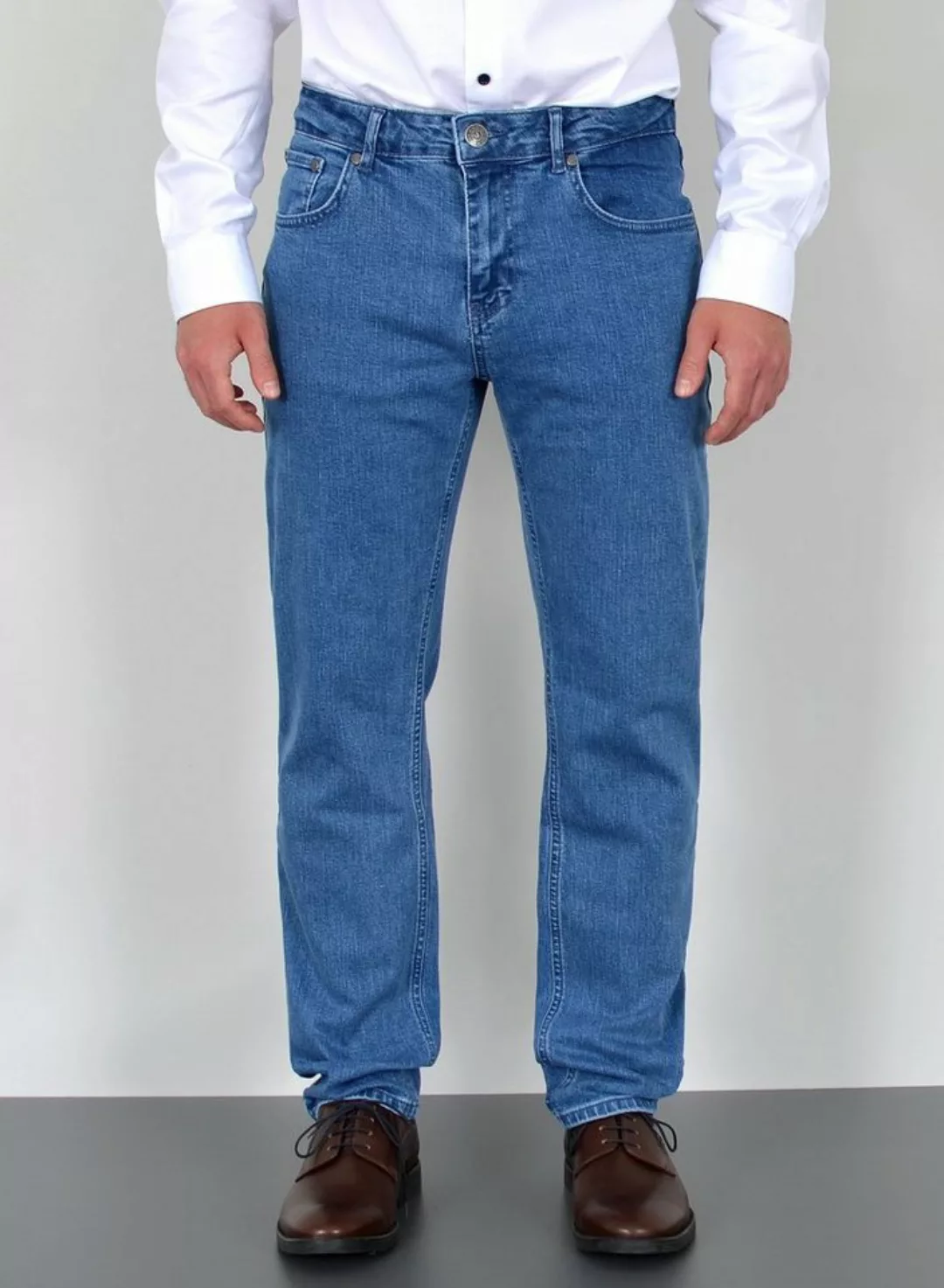 ADAM JEANS Straight-Jeans F100 Herren Straight Fit Jeans Hose Regular, bis günstig online kaufen