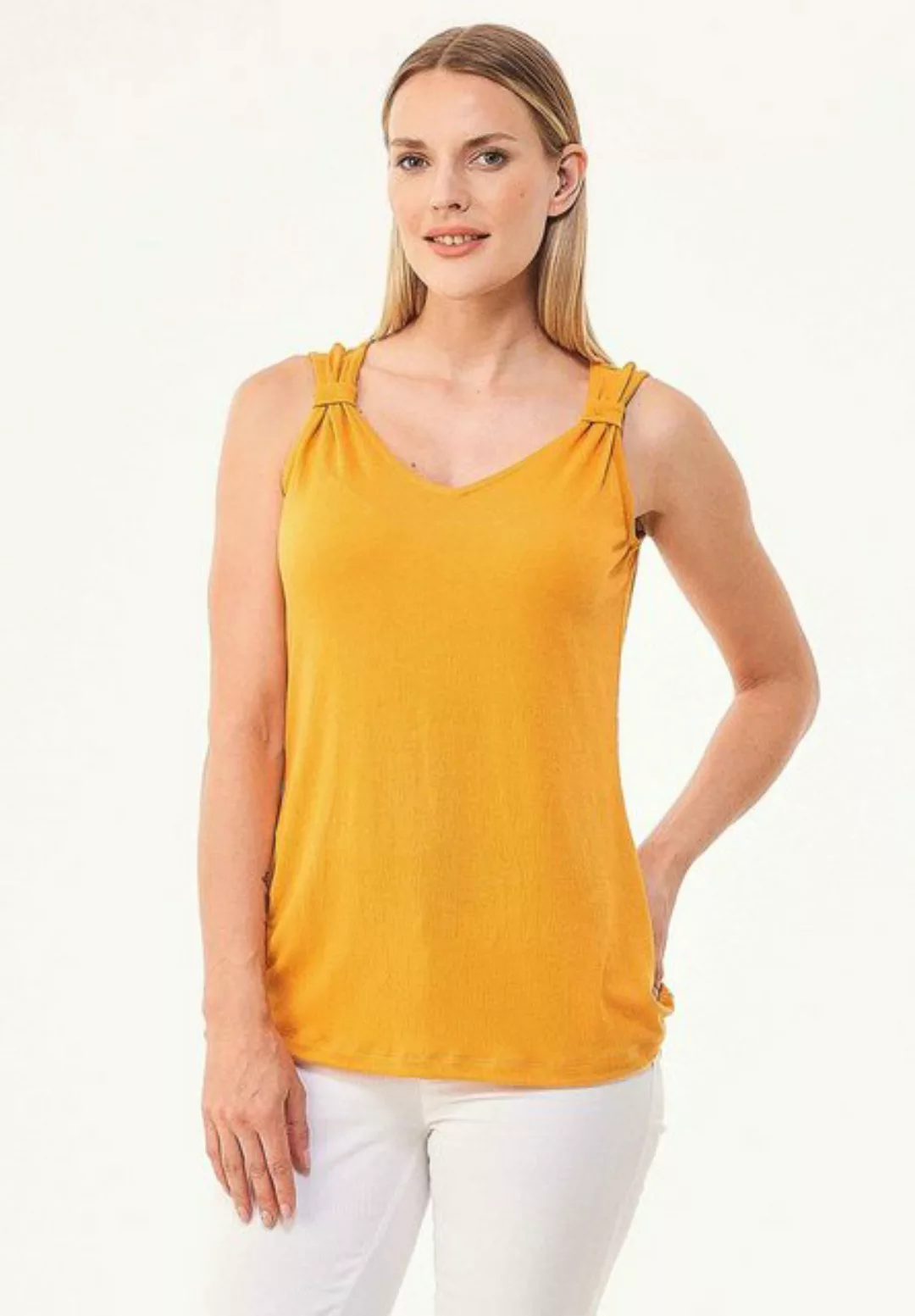 ORGANICATION 2-in-1-Top Women's Top in Mango günstig online kaufen