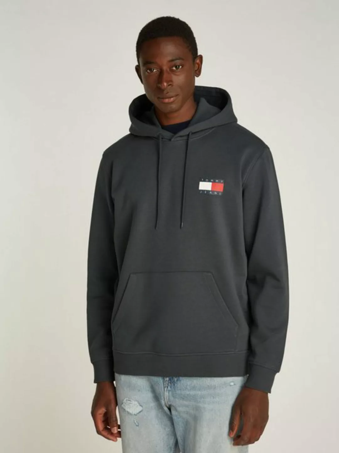 Tommy Jeans Plus Kapuzensweatshirt "TJM REG ESSENTIAL FLAG HOOD EXT", Große günstig online kaufen