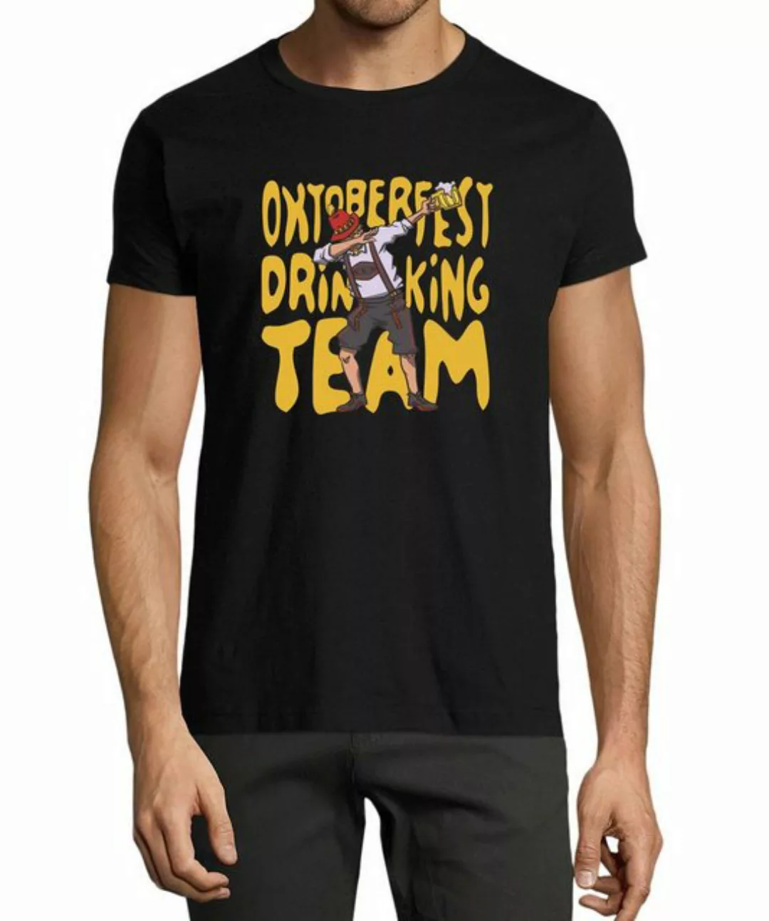 MyDesign24 T-Shirt Herren Fun Print Shirt - Oktoberfest T-Shirt Drinking Te günstig online kaufen