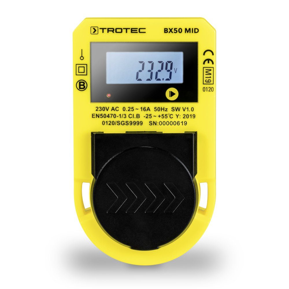 TROTEC Stromverbrauchszähler BX50 MID Strommessgerät MID-Konformität, günstig online kaufen