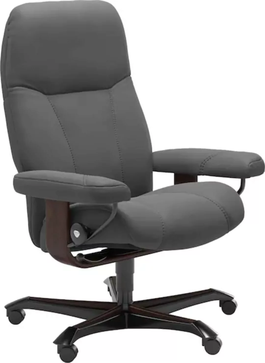 Stressless Relaxsessel "Consul", mit Home Office Base, Größe M, Gestell Bra günstig online kaufen