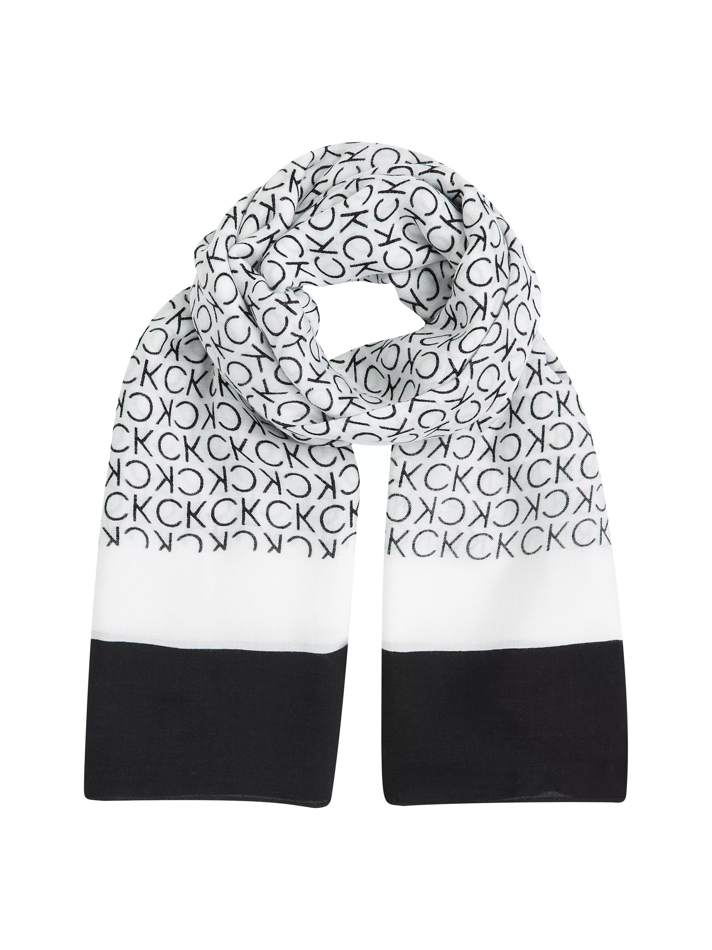 Calvin Klein Schal "GEO MINIMAL SCARF 130X130", mit Logo-Print günstig online kaufen