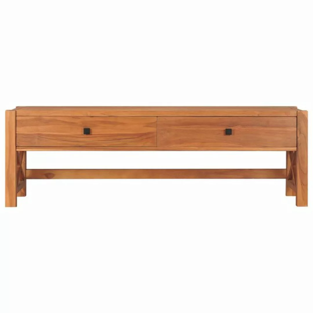 Vidaxl Tv-schrank Mit Schubladen 120x40x45 Cm Massivholz Teak günstig online kaufen