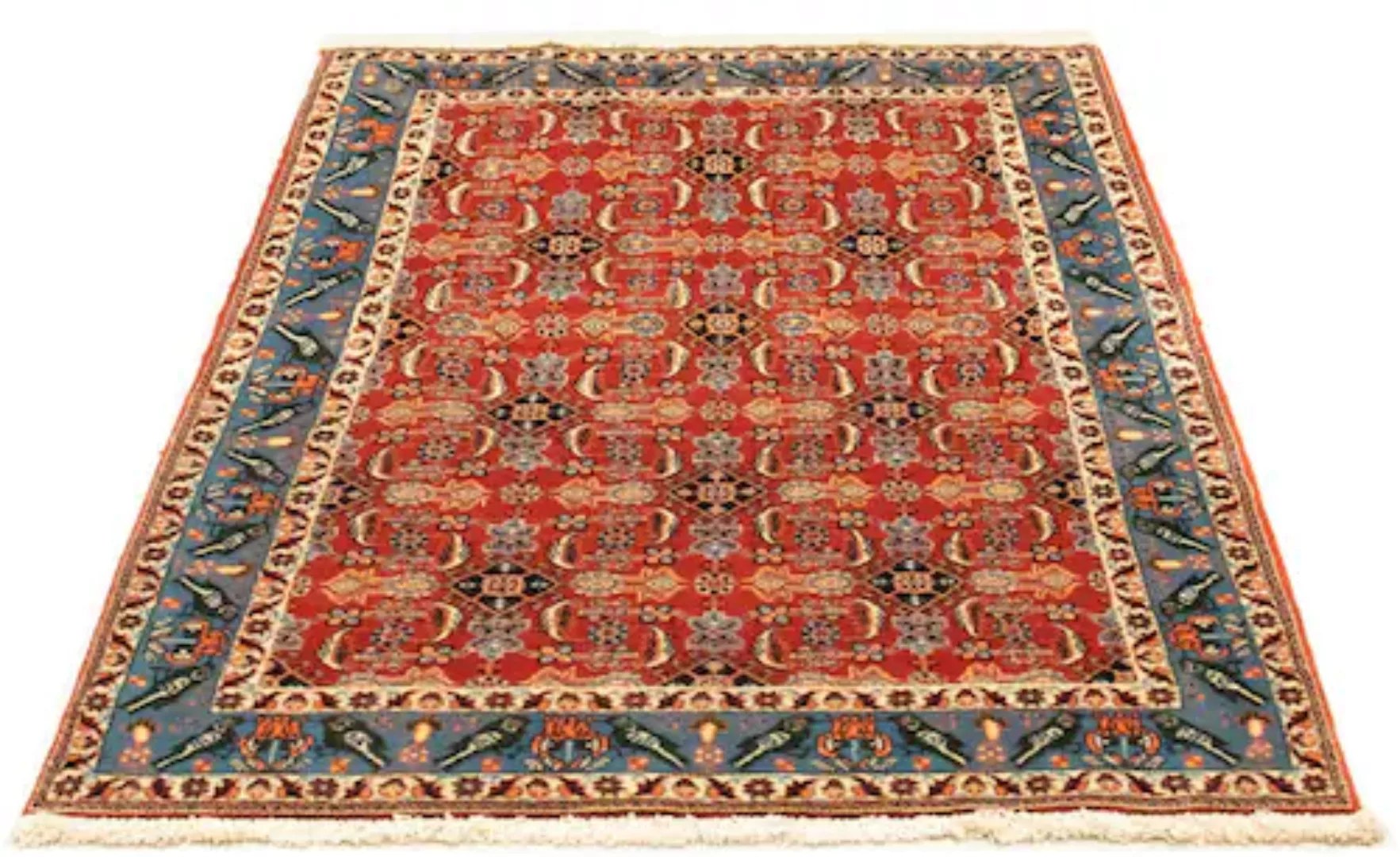 morgenland Wollteppich »Ghashghai Teppich handgeknüpft rot«, rechteckig günstig online kaufen
