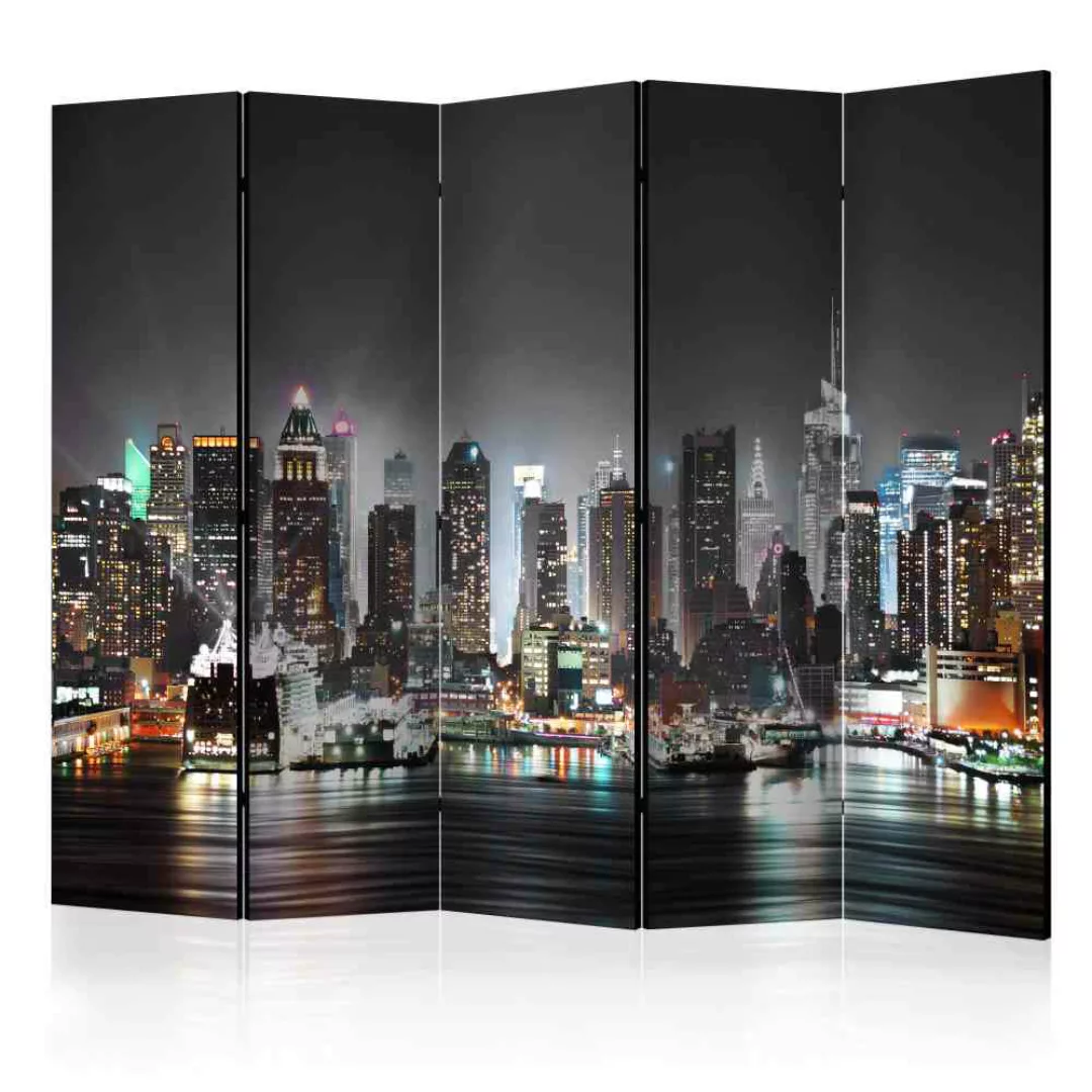 New York Motiv Paravent mit fünf Elementen 225 cm breit günstig online kaufen