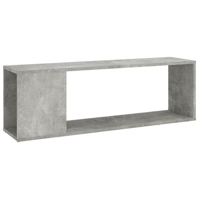 furnicato TV-Schrank Betongrau 100x24x32 cm Holzwerkstoff günstig online kaufen