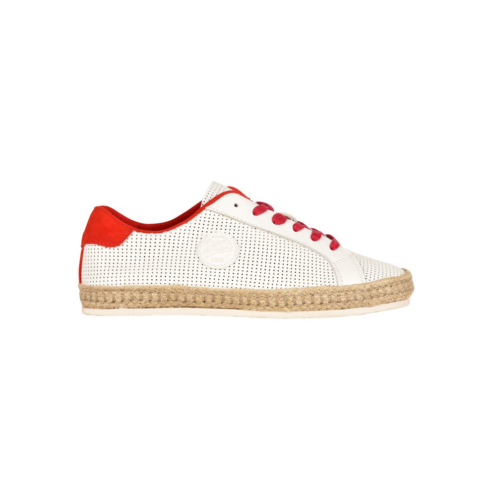 Pataugas Espadrilles Paloma F 2f EU 38 White / Red / Brown günstig online kaufen