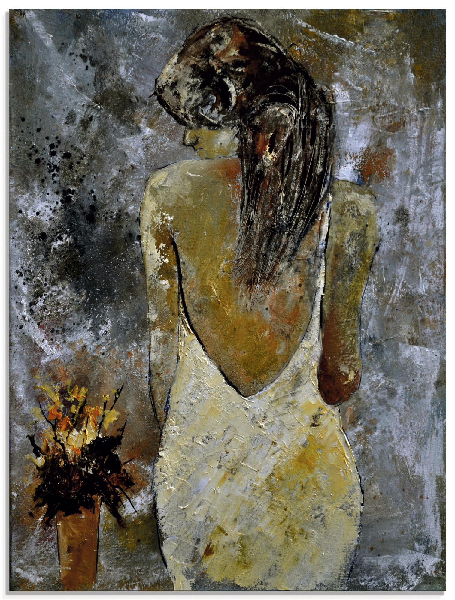 Artland Glasbild "Junge Frau", Frau, (1 St.), in verschiedenen Größen günstig online kaufen