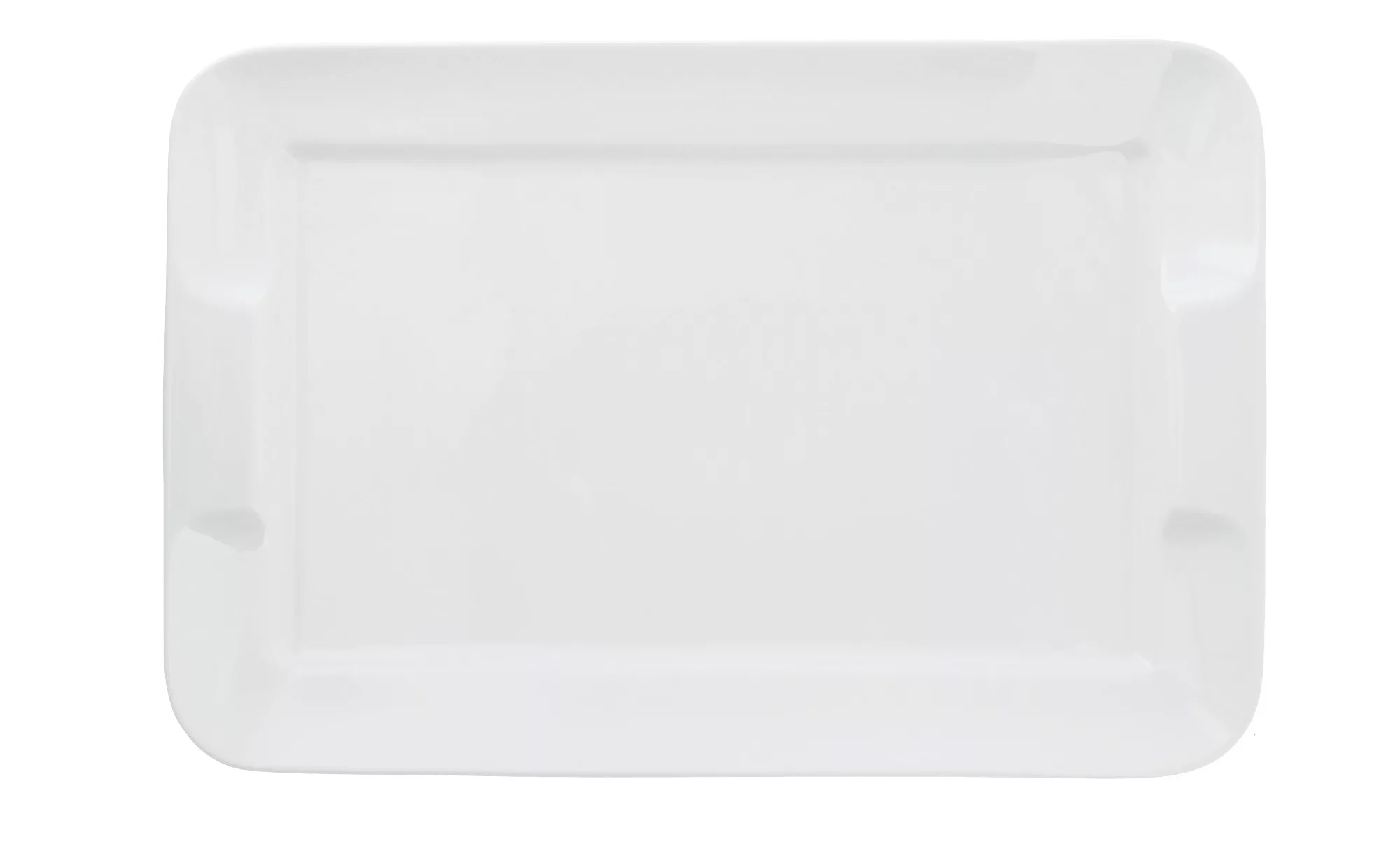 KHG Servierplatte - weiß - Porzellan - 27,7 cm - 4,3 cm - Sconto günstig online kaufen