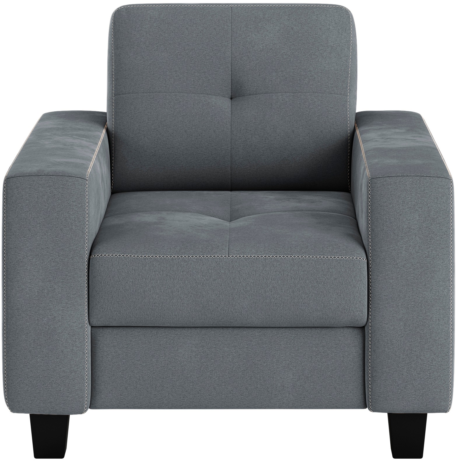Places of Style Sessel »Varese«, Kreuznaht in beige günstig online kaufen