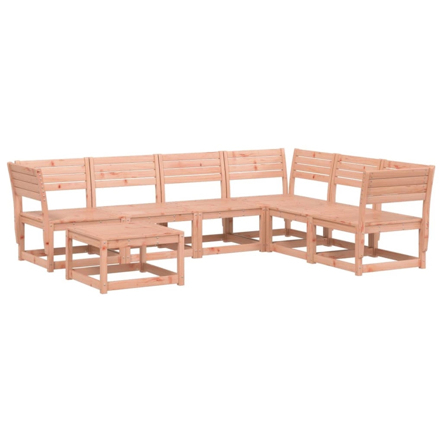 vidaXL 7-tlg Garten-Lounge-Set Massivholz Douglasie Modell 25 günstig online kaufen