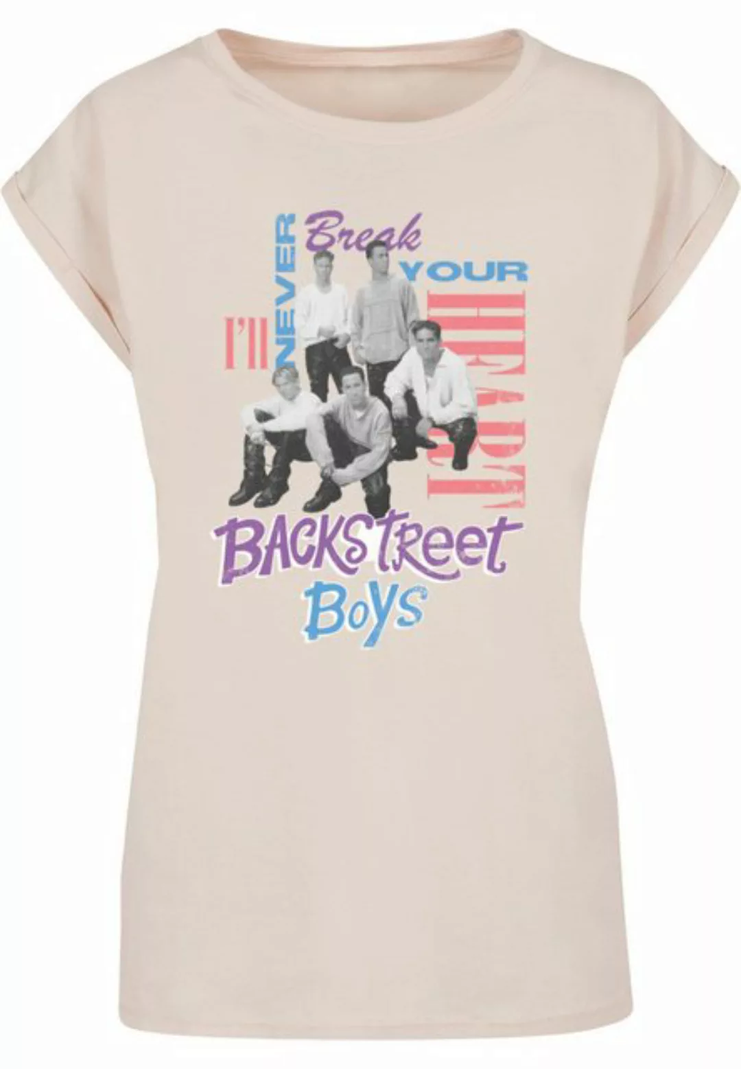 Merchcode T-Shirt Merchcode Damen Ladies Backstreet Boys - INBYH T-Shirt (1 günstig online kaufen