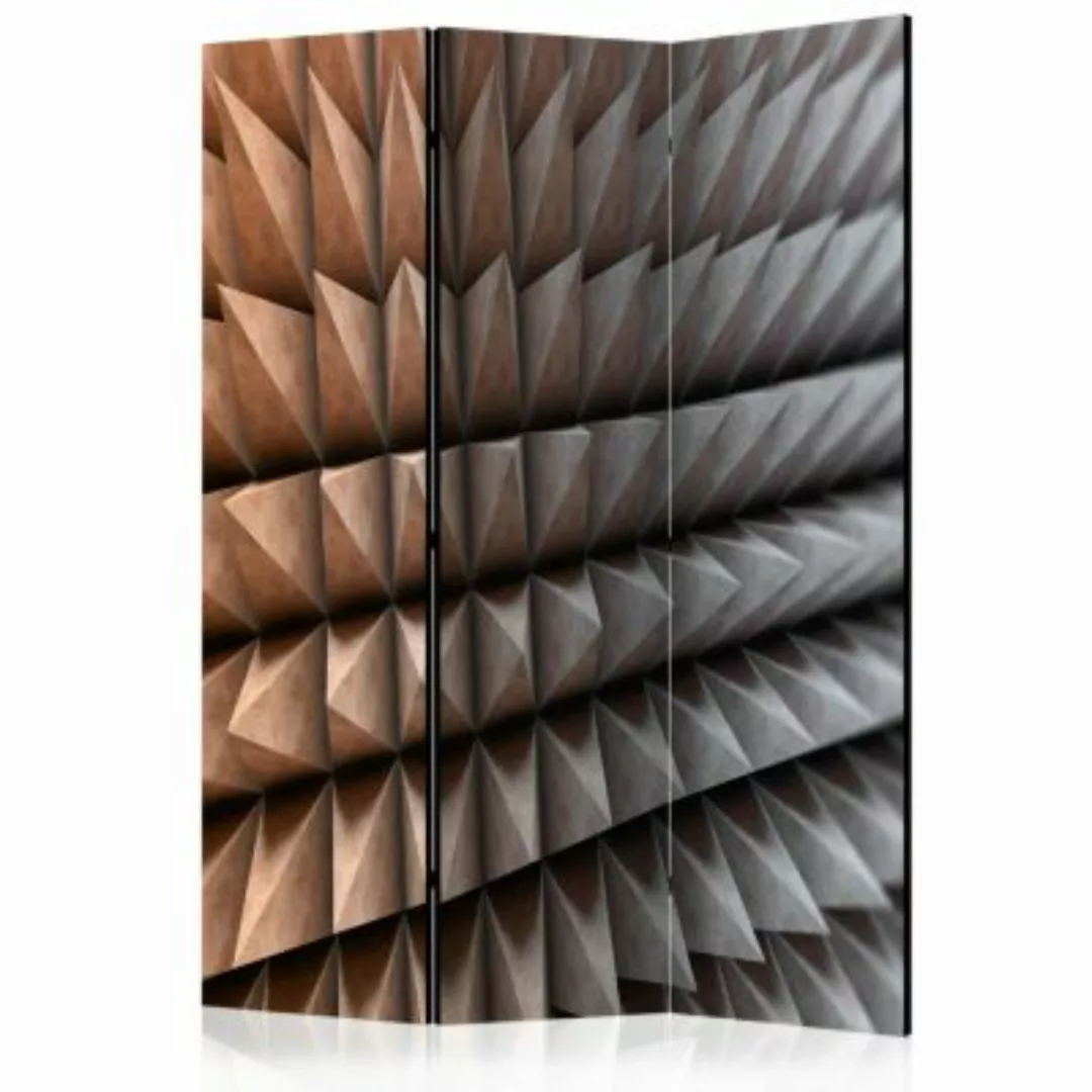 artgeist Paravent Steel Defense  [Room Dividers] grau/braun Gr. 135 x 172 günstig online kaufen