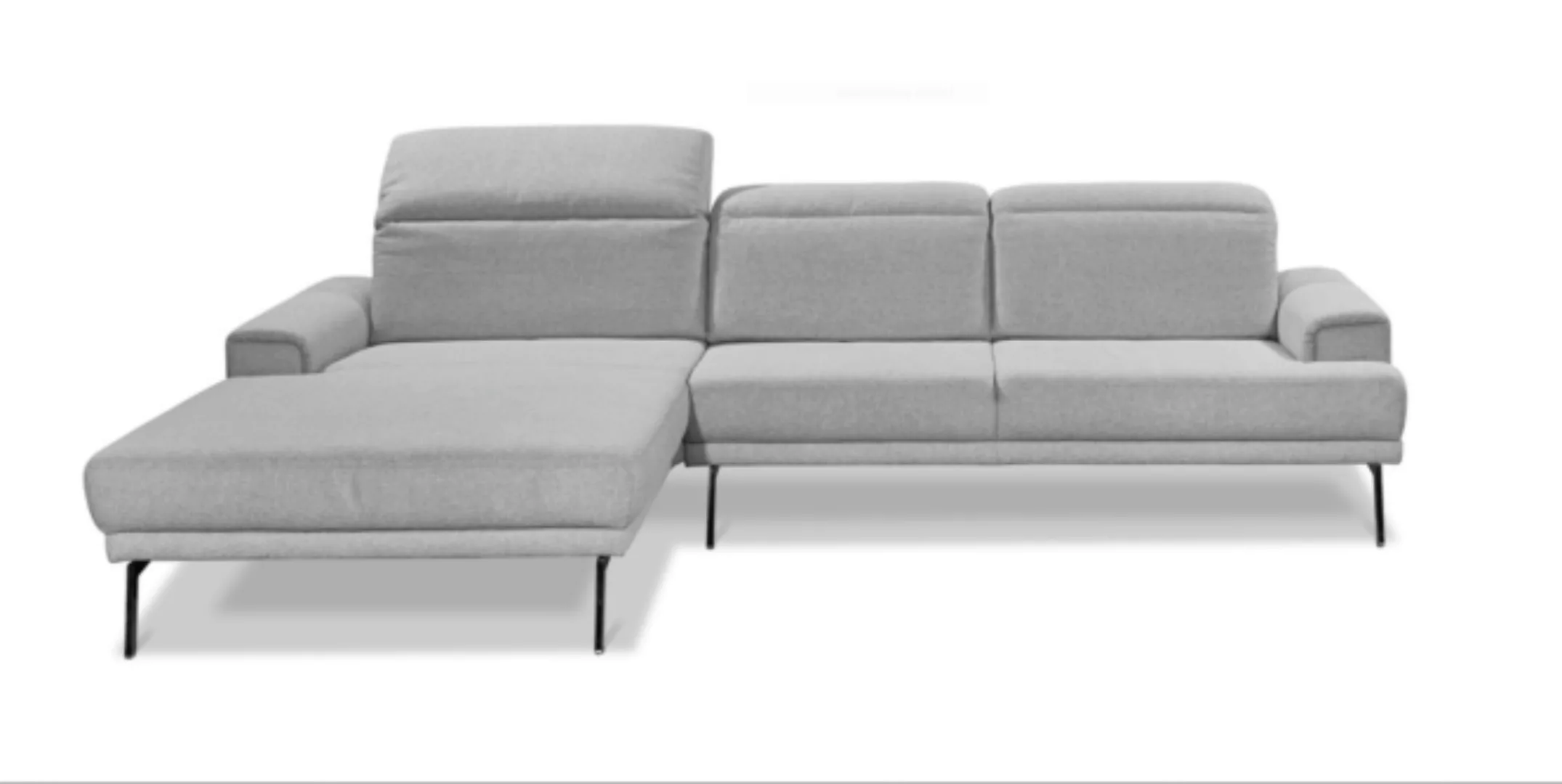Musterring Sofa L-Form Grau 288 cm breit MR4580 Links günstig online kaufen