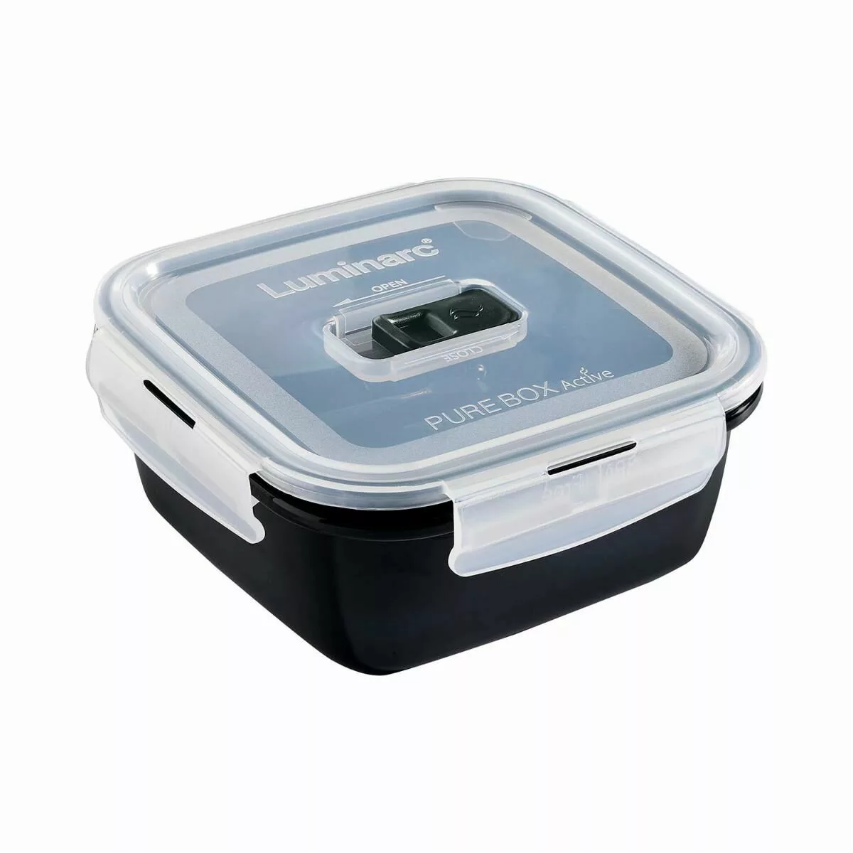 Lunchbox Hermetisch Luminarc Pure Box 760 Ml Schwarz Glas (6 Stück) günstig online kaufen