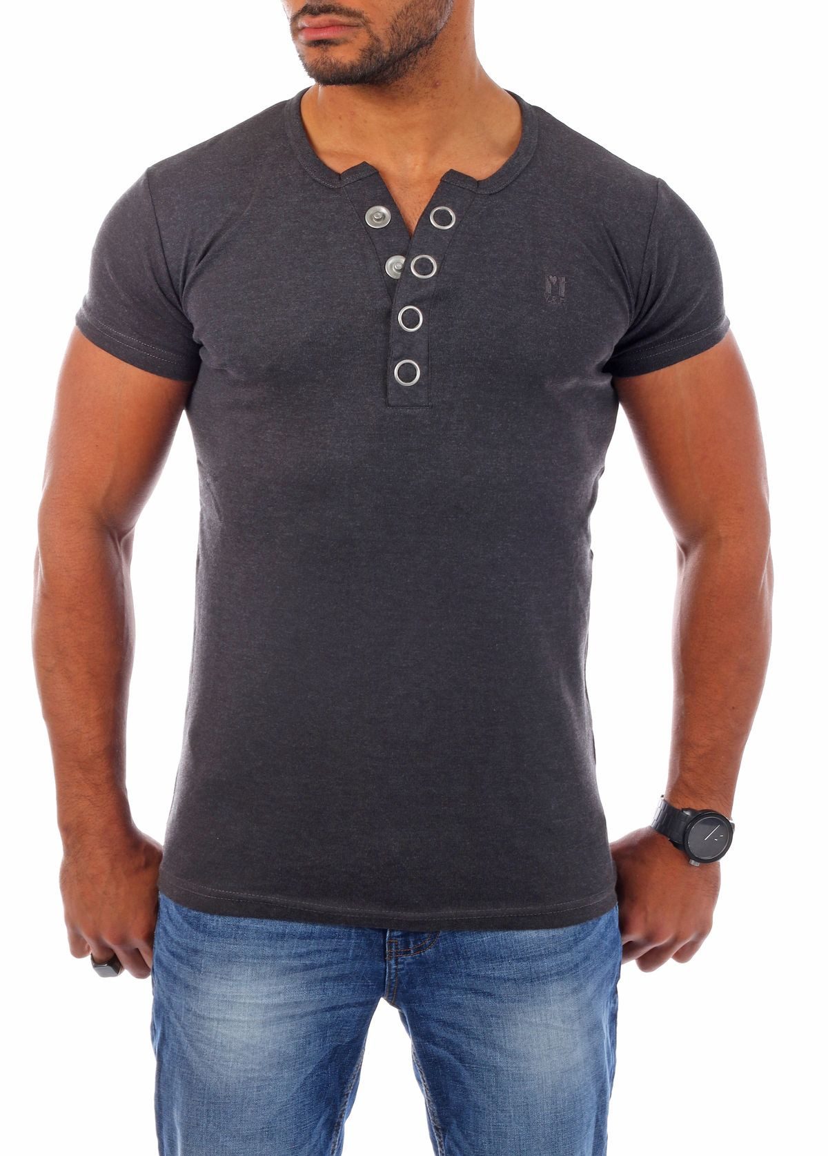 Young & Rich T-Shirt Herren basic günstig online kaufen