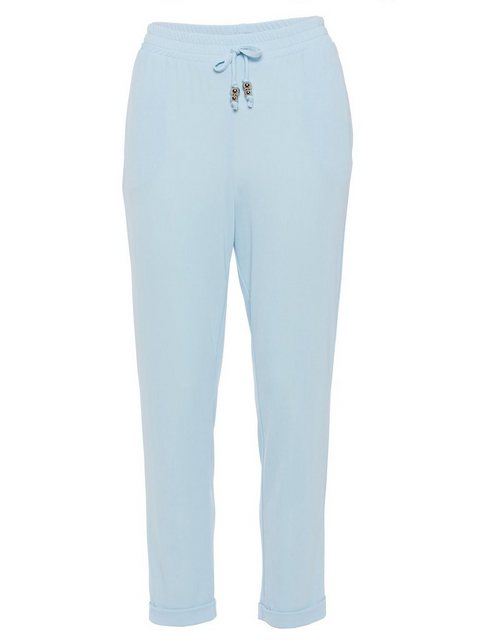 MONACO blue Jerseyhose Jog Pants figurumspielend mit gefaltetem Saum günstig online kaufen