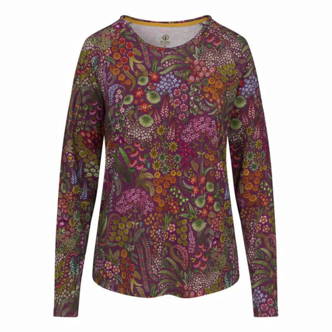 PiP Studio Langarmshirt Tina Long Sleeve Top Querida mit floralem Muster günstig online kaufen