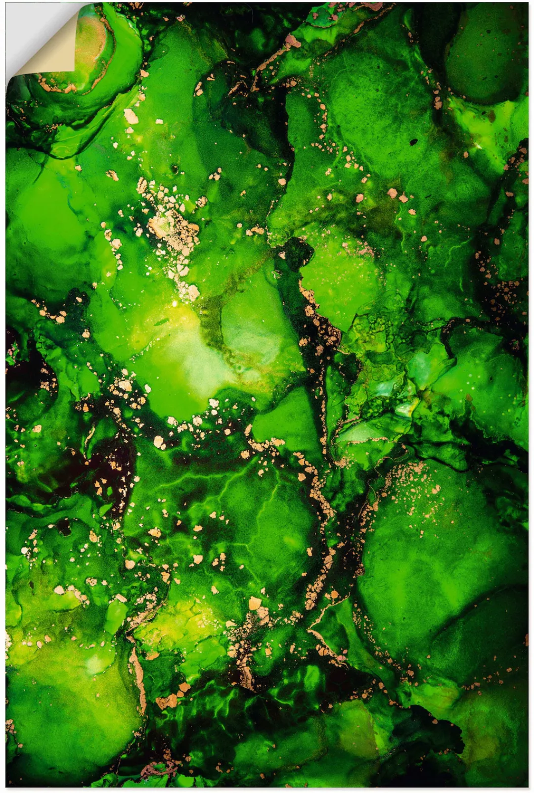 Artland Wandfolie »Grünes Wasser«, Muster, (1 St.), selbstklebend günstig online kaufen